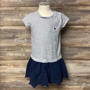 Oshkosh T-Shirt Dress w/Embroidered Skirt EUC